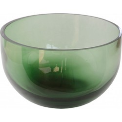 Home Delight Schaal Manu groen glass Ø19,5x12cm - Default Title