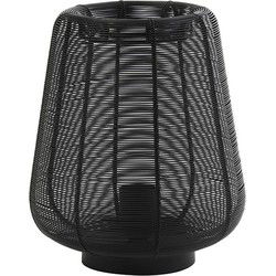 Light & Living - tafellamp - Adeta - zwart - metaal - nachtkastlamp - E27 - 1861312