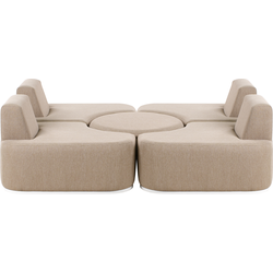 Beliani FABRO - Loungeset-Beige-Polyester