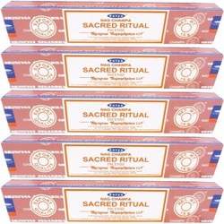 60 Nag Champa wierookstokjes Sacred Ritual 15 gram - Wierookstokjes