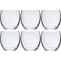 Arcoroc Tumbler waterglazen - 6x stuks - 340 ml - Luxe drinkglazen - Drinkglazen