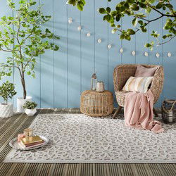 Modern Buitenkleed - Argento Grijs - 120 X 170 CM