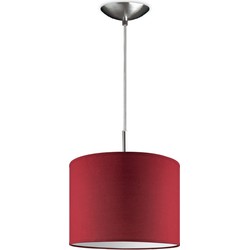 hanglamp tube deluxe bling Ø 25 cm - rood