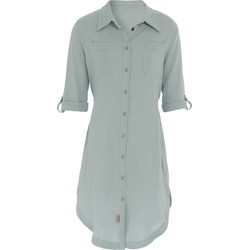 Knit Factory Kim Blousejurk - Vintage Green - XL