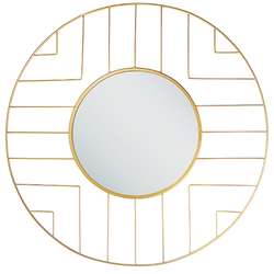 HESDIN - Wandspiegel - Goud  - IJzer