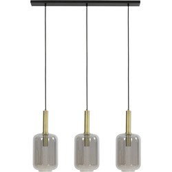 Light and Living hanglamp  - brons - glas - 2946184