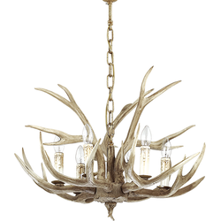 Ideal Lux - Chalet - Hanglamp - Hars - E14 - Bruin