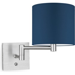 wandlamp swing bling Ø 20 cm - blauw
