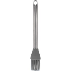 La Cucina Bakkwast - zilver/antraciet - RVS/Siliconen - 26 cm - Keukengerei - Bakkwasten