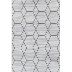 Modern Scandinavisch Tapijt AANSHAL - Wit - 160x220 cm