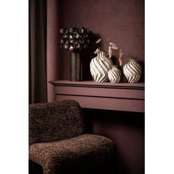 PTMD Tafellamp Jaye - 32x32x55 cm - Ijzer - Zwart