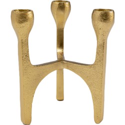 Kare Kandelaar Stacky Gold 15cm