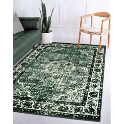 Vintage vloerkleed - Sarande Medaillon Groen - 160 X 230 CM