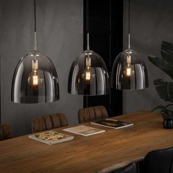 Industriële hanglamp Lotte 3-lichts kleurverloop