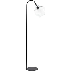 D - Light & Living - Vloerlamp RAKEL  - 45x28x160cm - Zwart