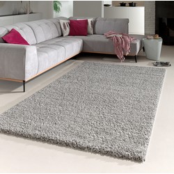 Hoogpolig vloerkleed - Candy Shaggy Lichtgrijs - 270 X 370 CM