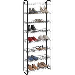 Metaltex Shoe Schoenenrek 8 Etages 64x23x165 cm Zwart