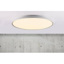 Platte plafondlamp LED rond 41 cm Ø of 60 cm Ø