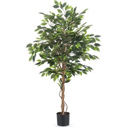 Hoyz Greenery - Kunstplant Ficus Groen  150 cm