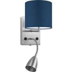wandlamp read bling Ø 16 cm - blauw