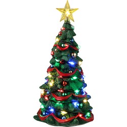 Fröhlicher Weihnachtsbaum B/O (4.5V) Weihnachtshäuschen - LEMAX