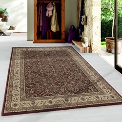 Tapijtenloods Tabriz Oosters Klassiek Laagpolig Vloerkleed Rood- 120x170 CM