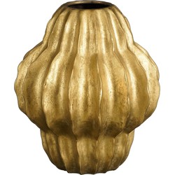 Mica Decorations Altea Vaas - H28 x Ø25 cm - Keramiek - Goud