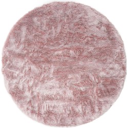 Vloerkleed Donsie Pink Rond ø160 cm