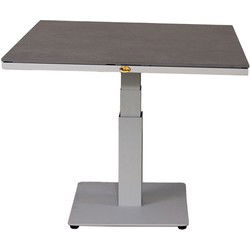 Pine Valley verstelbare lounge tafel mist grey 90 x 90 cm