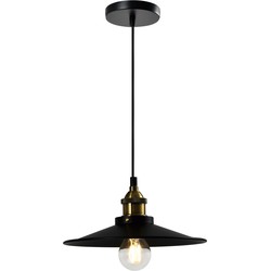 QUVIO Hanglamp rond zwart - QUV5157L-BLACK