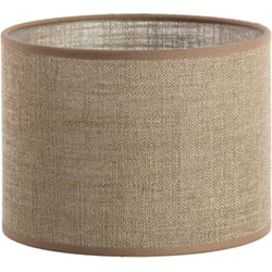 Light & Living - kap - Caden - bruin - textiel - Ø 20cm - E27 - 2220915
