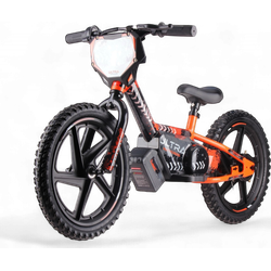 24 volt elektrische balance bike met 16 inch wielen, elektrische motor - oranje