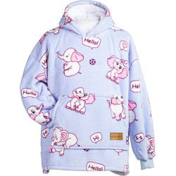Hoodie Deken kinderen - Olifant