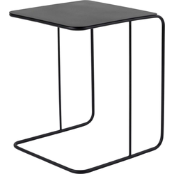 Bijzettafel met metalen blad H46 cm - OWEN