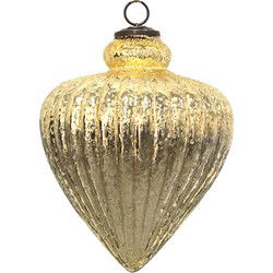 Clayre & Eef Kerstbal XL Goudkleurig Glas