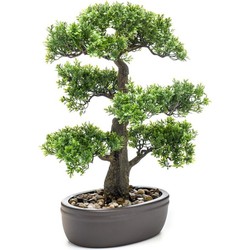 Groene kunstplant Bonsai plant in pot - Kunstplanten