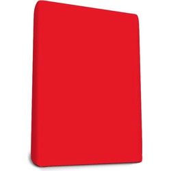 Adore Hoeslaken Jersey Rood 90 x 200 cm