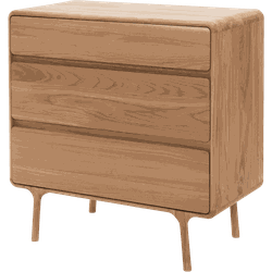 Gazzda Fawn drawer houten ladekast naturel - 90 x 90 cm