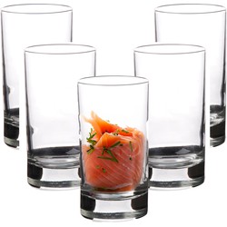 LAV Amuse voorgerechtjes glazen - 6x stuks - 150 ml - vaatwasser bestendig - Amusesetjes