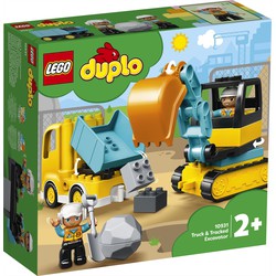 LEGO LEGO DUPLO Truck & Graafmachine met rupsbanden - 10931