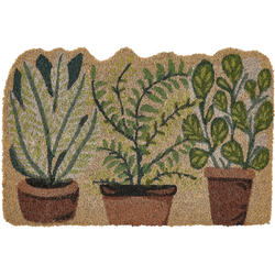 ANAMUDI - Deurmat - Natuurlijk- 40 x 60 cm - Kokos
