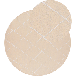 Beliani GWALIOR - Buiten tapijt-Beige-Polypropyleen