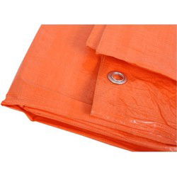 Afdekzeil/dekzeil aanhanger/outdoor - oranje - 3 x 5 meter - Afdekzeilen