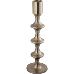 PTMD Taika Kandelaar - 31x31x92 cm - Aluminium - Goud