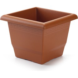 Plantenbak terra cotta vierkant 31 x 31 x 24 cm - Plantenbakken