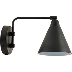 House Doctor Wandlamp Game zwart 30cm