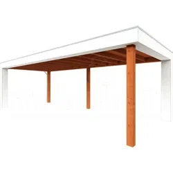Trendhout douglas overkapping Verona links, 750 x 335 cm