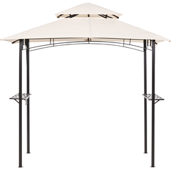 Beliani NARO - Tuinpaviljoen-Beige-Staal