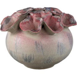 PTMD Vaas Jullia - 20x20x15 cm - Keramiek - Paars