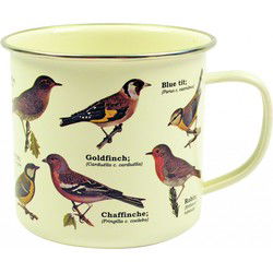 Gift Republic Garden Birds - Emaille Mok